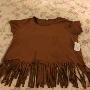 FRINGE CROP TOP